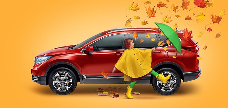 Непогода не для Honda!